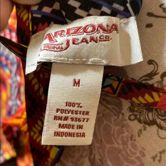 Aztec & Colorful Pattern Tank Top.Open back M - Picture 5 of 14